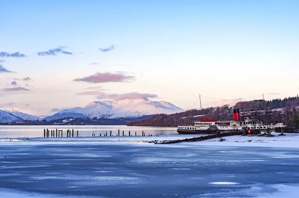 Loch Lomond en hiver — Photo