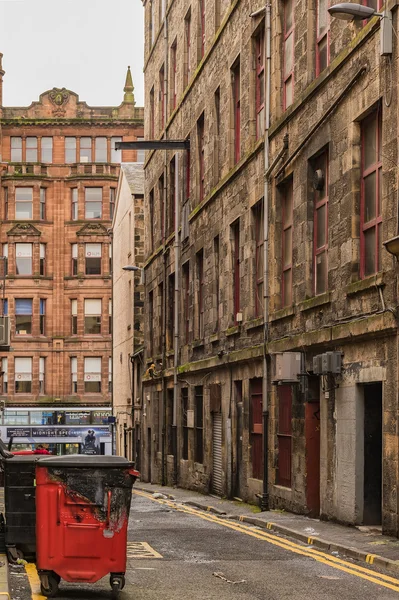 Glasgow sporco Backstreet — Foto Stock