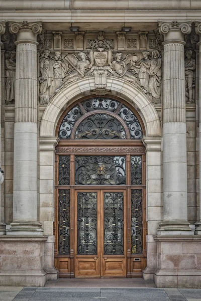 Glasgow City Chambers Entrada — Foto de Stock