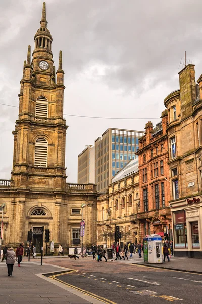 Glasgower Straßenszene — Stockfoto