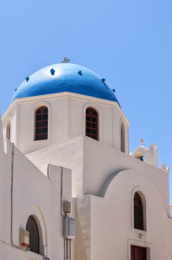 Santorini kilise Oia Köyü