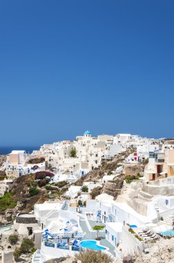 Santorini Oia şehir