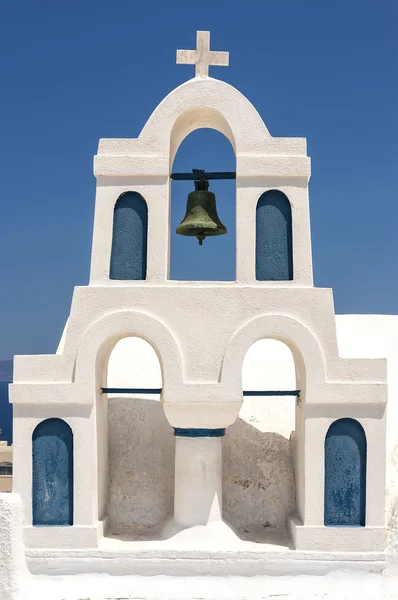 Santorini Belltower Oia içinde — Stok fotoğraf