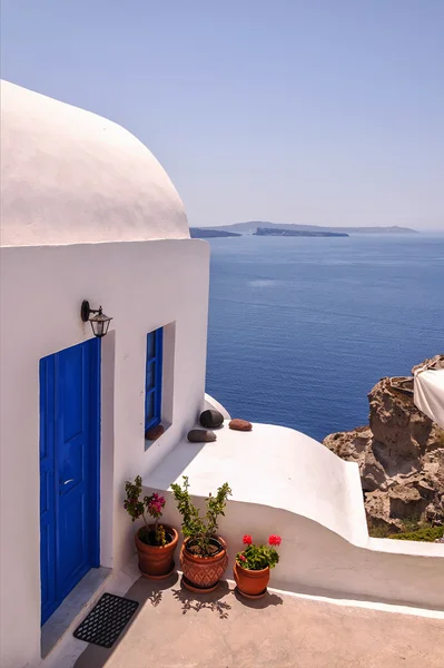 Casa di sogno di Santorini — Foto Stock