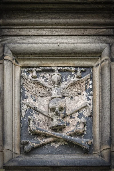 Cráneo de piedra catedral de Glasgow — Foto de Stock