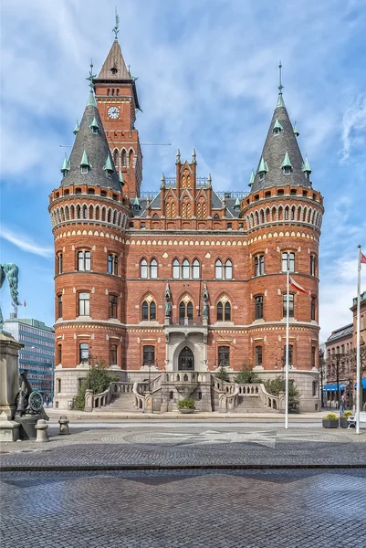 Helsingborg Town Hall Facade — Stock Photo, Image