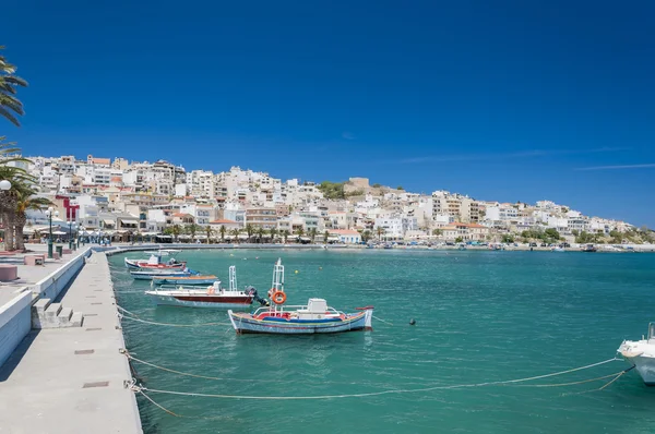 Sitia Frente Marítima em Creta — Fotografia de Stock