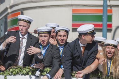 İsveçli mezuniyet töreni