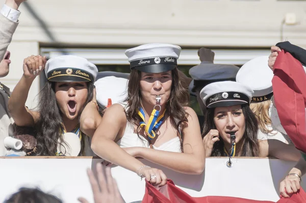 Swedish Graduation Parade — Stock Photo, Image