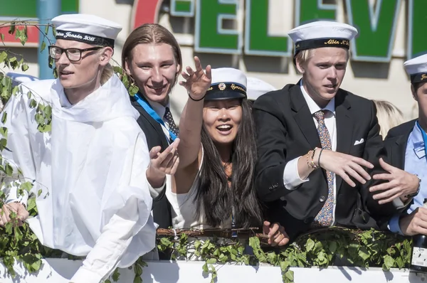 İsveçli mezuniyet töreni