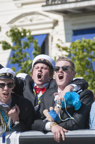 Swedish Graduation Parade — Stock Photo, Image