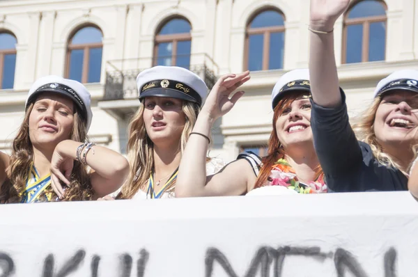 Zweedse afstuderen Parade — Stockfoto