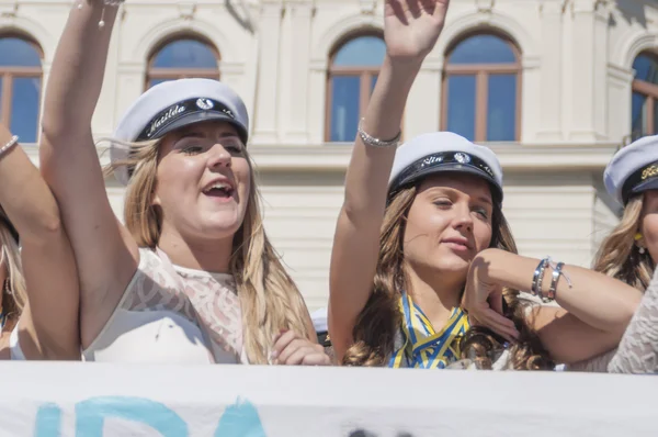 Swedish Graduation Parade — Stock Photo, Image