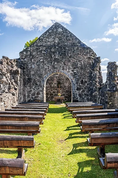 Rya Igreja Ruína em Skane — Fotografia de Stock