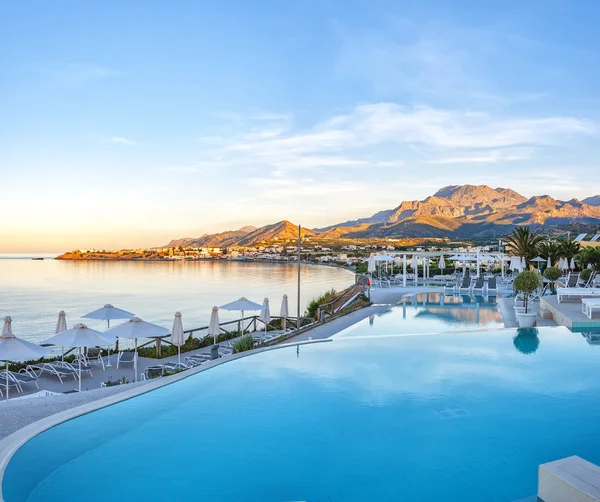 Makrygialos Amanecer en Grecia — Foto de Stock