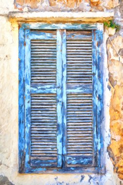 Yunanca pencere dijital boyama