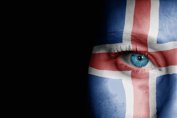 İzlanda destekçisi — Stok fotoğraf