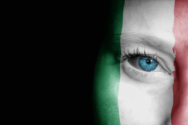 Supporter of Italy — Stock Photo, Image