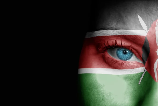 Supporter of Kenya — Stock Photo, Image