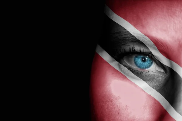 Supporter of Trinidad and Tobago — Stock Photo, Image