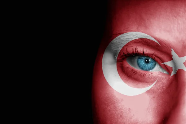 Susţinător al Turciei — Fotografie, imagine de stoc