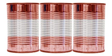 Avusturya bayrağı teneke kutular