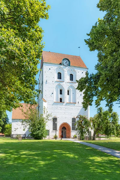 Ronneby Švédsko 2020 Kostel Kříže Nejpřednější Středověkou Budovou Blekinge — Stock fotografie