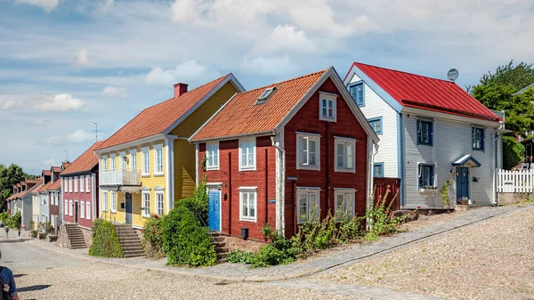 Ronneby Svezia Agosto 2020 Strade Colorate Della Città — Foto Stock