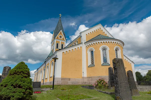 Blekinge Sweden August 2020 教堂建于1868 1872年 由著名建筑师Helgo Zettervall设计 — 图库照片