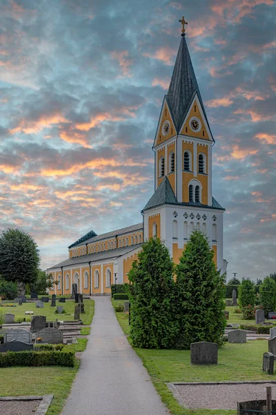 Kostel Byl Postaven Letech 1868 1872 Byl Navržen Renomovaným Architektem — Stock fotografie