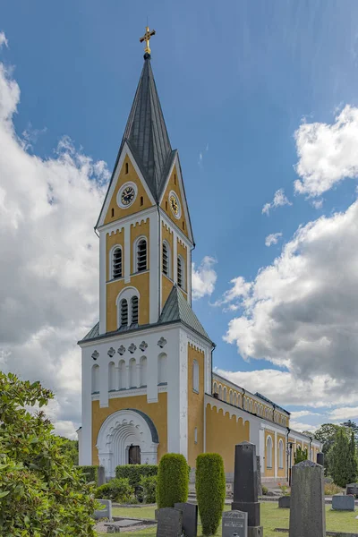 Blekinge Sweden Sierpień 2020 Kościół Został Zbudowany Latach 1868 1872 — Zdjęcie stockowe