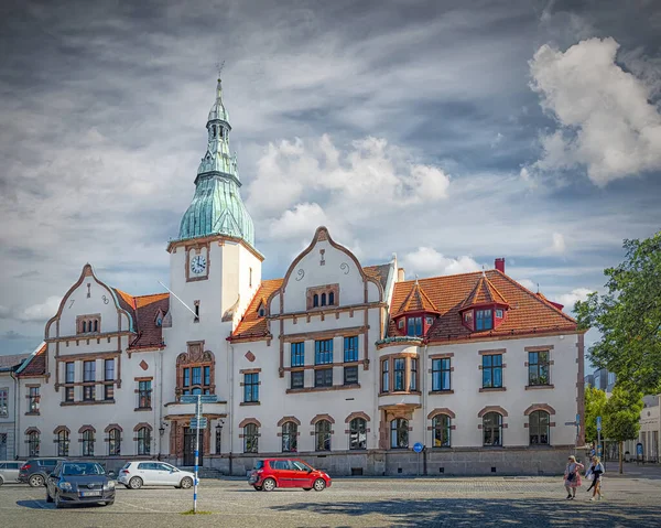 Karlshamn Svezia Agosto 2020 Municipio Costruito Dal 1899 1900 Edificio — Foto Stock