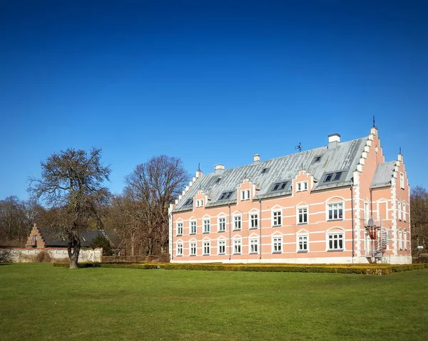 Helsingborg Sweden April 2021 Вид Старий Замок Палсджо Гельсінгборзі Замок — стокове фото