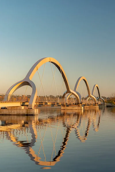 Solvesborg Suecia Octubre 2018 Puente Solvesborg Puente 760 Metros Largo —  Fotos de Stock