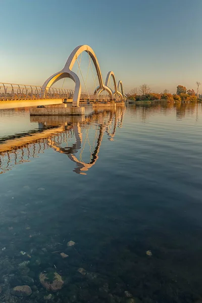 Solvesborg Suède Octobre 2018 Pont Solvesborg Est Pont 760 Mètres — Photo