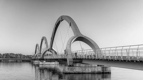 Solvesborg Suède Octobre 2018 Pont Solvesborg Est Pont 760 Mètres — Photo