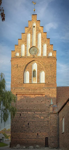 Solvesborg Sweden Октября 2018 Года Церковь Святого Николая Городе — стоковое фото