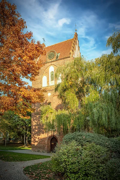 Solvesborg Svezia Ottobre 2018 Chiesa San Nicolai Città — Foto Stock