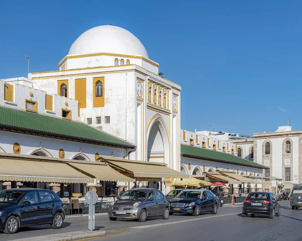 Rhodes Grecia Octubre 2018 Nea Agora Nuevo Mercado Rodas Tiene —  Fotos de Stock