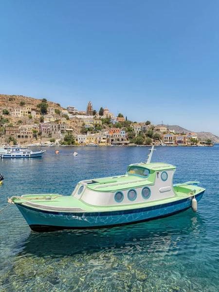 Symi Grekland Juli 2021 Symi Grekisk Och Del Dodekanes Ögrupp — Stockfoto