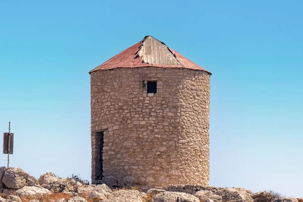 Halki Griechenland Juli 2021 Chalki Ist Eine Griechische Insel Und — Stockfoto