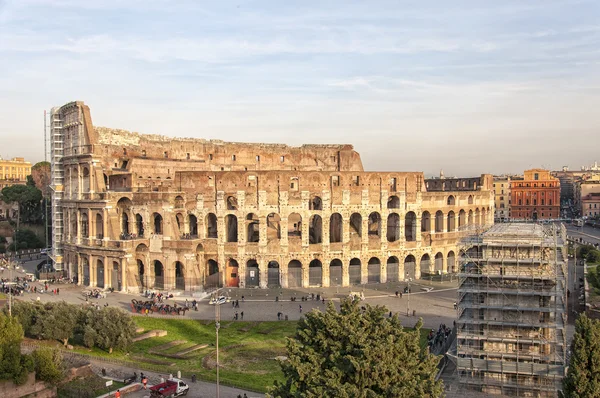 Rome Colosseum elevated view — Stock Photo, Image