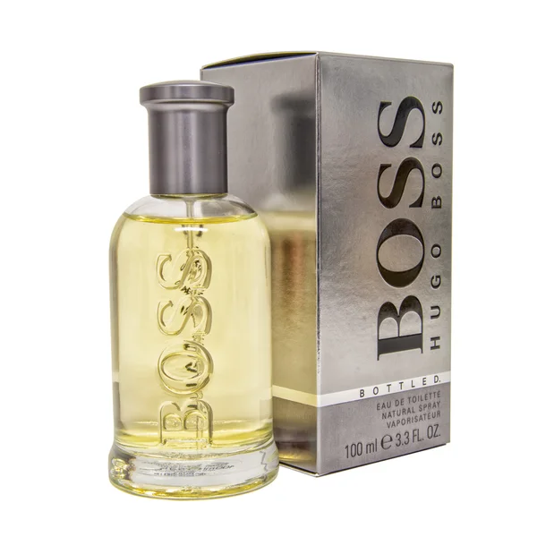 Boss Bottled with box — Stock Photo, Image