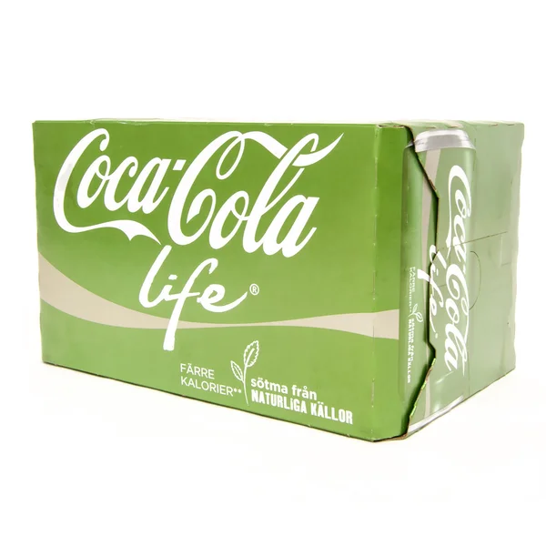 Coca Cola leven 6-Pack — Stockfoto