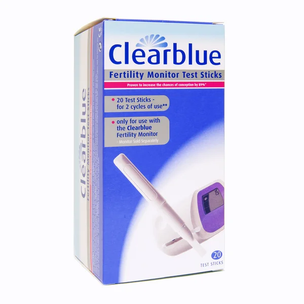 Clearblue fertilitet Moniter teststickor — Stockfoto