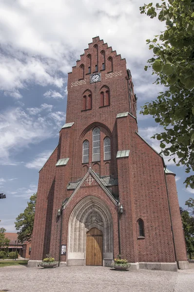 Hassleholm Kyrka upward perpespective — Stock Photo, Image