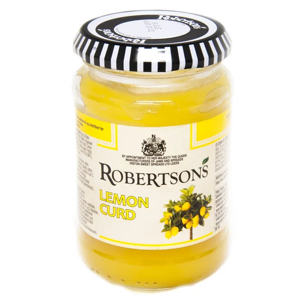 Robertsons Lemon Curd Jar — Zdjęcie stockowe