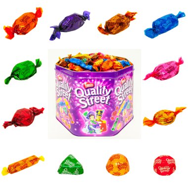 Quality Street Chocolate Selection clipart