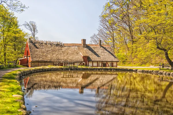 Helsingborg Hütte Mühlenhaus — Stockfoto