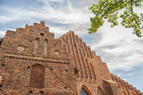 Fațada Mănăstirii Ystad — Fotografie, imagine de stoc